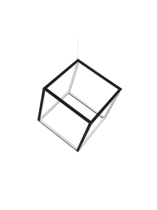kelvo Kiboo White LED Ceiling Light with Warm to Cool White Light 40x40x40cm