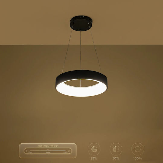 kelvo Salem Ceiling Light White LED With Warm To Cool White Light 45x45cm
