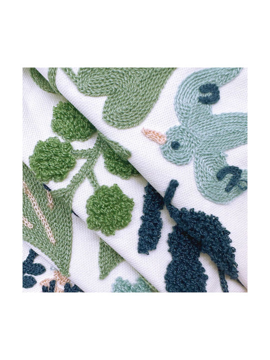 FRIPIA Διακοσμητική Μαξιλαροθήκη Boho Floral Spring 45x45εκ.