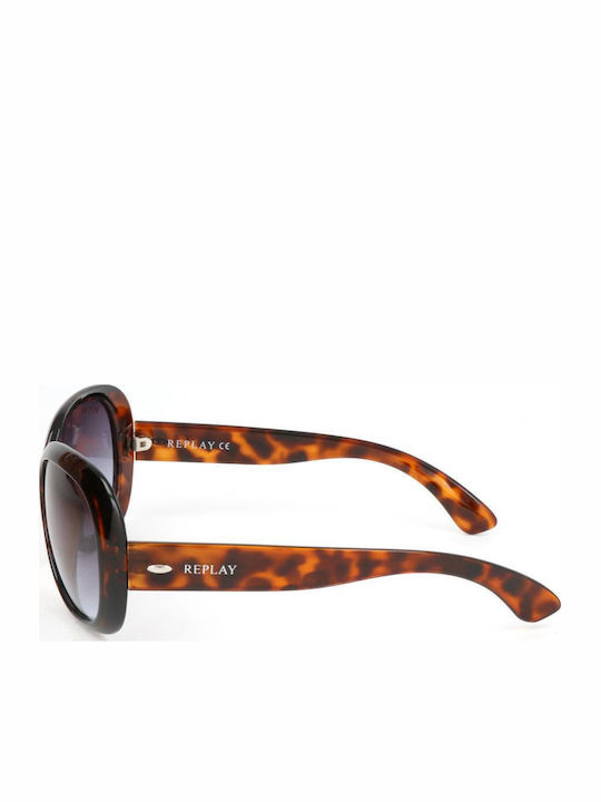Replay Ochelari De Soare Pentru Femei Cu Culoare Maro De Tortoise Și Culoare Gri