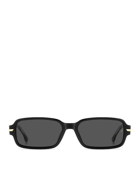 Victoria Beckham Unisex Sonnenbrillen mit Schwarzem Rahmen und Schwarzen Gläsern