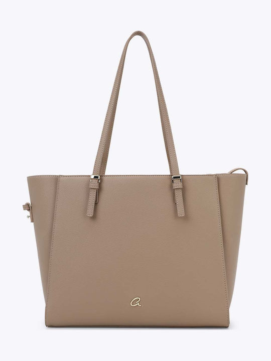 Handles Women's Shoulder Bag Beige