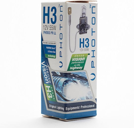 Photon Λάμπα Αυτοκινήτου H3 Αλογόνου 12V 55W