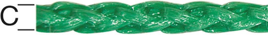 Polypropylene Braided Rope Green 4mm