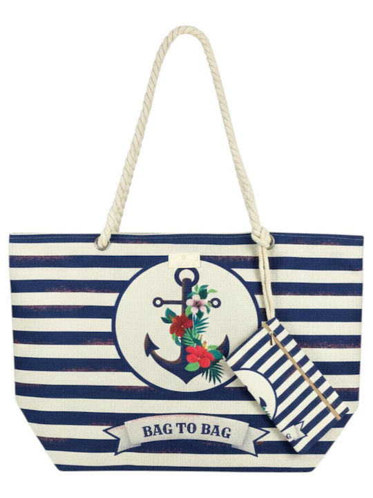 Bag to Bag Υφασμάτινη Τσάντα Θαλάσσης Μπεζ
