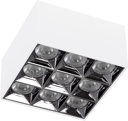 kelvo LED Φυσικό Λευκό Σποτ με 12 Φώτα σε Λευκό Χρώμα