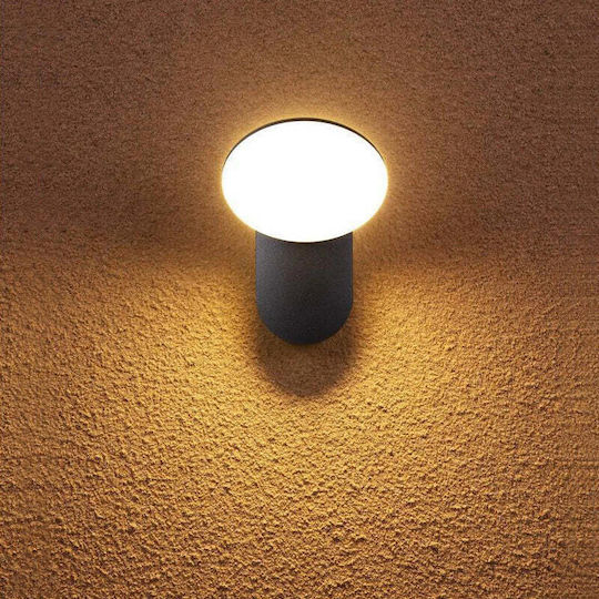 10w Iluminat Exterior Montat Pe Perete Led Încorporat Ax165 Lumină Alb Cald 3000k Negru