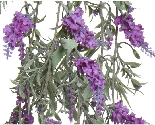 Artificial Hanging Polyester Pink Lavender 80cm 21 Flowers Kaemingk 800077-2 00055938 Artificial Hanging Polyester Pink Lavender 80cm 21 Flowers Kaemingk 800077-2 00055938