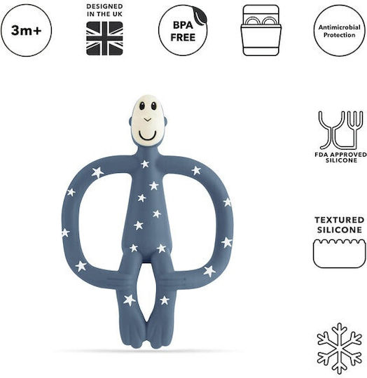 Matchstick Monkey Beißring & Zahnen Linderung aus Silikon für 3 Monate+