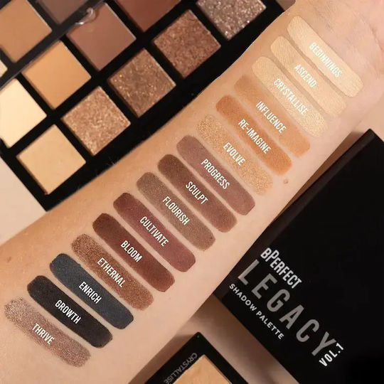 BPerfect Cosmetics Matte Eye Shadow Palette in Pressed Powder Form Legacy Palette