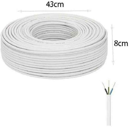 Netzkabel mit Kabeleigenschaften 3x2.5mm² 1m