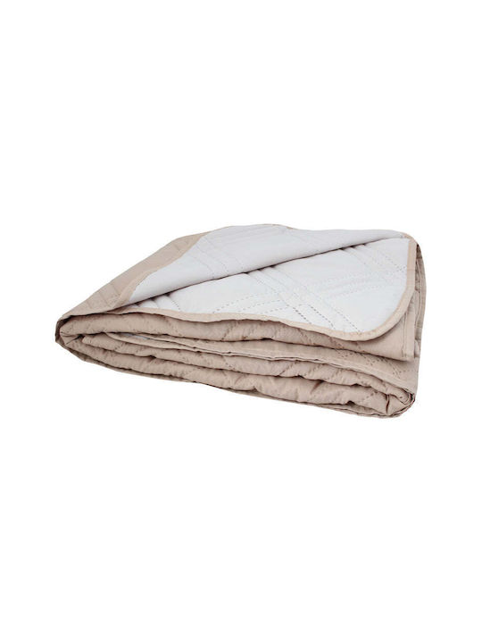 DITEX Tagesdecken Einzel Beige 150x210cm