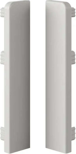 PVC Капаци За Плинтуси Vilo Sempla 704 Светлосив