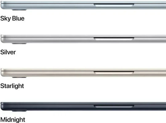 Apple MacBook Air 15.3" IPS Retina Display (M5-10-Core/16GB/1TB SSD/10-Core GPU) Sky Blue (International English Keyboard)
