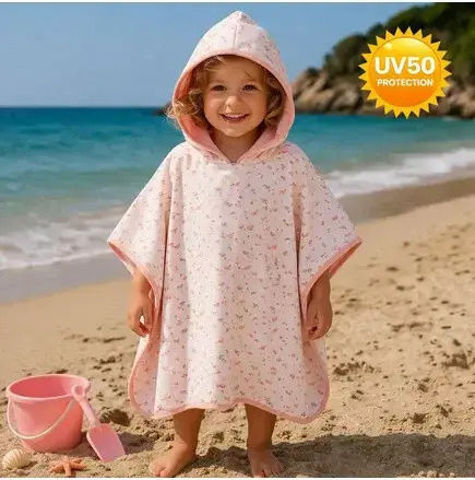 Fresk Παιδικό Poncho Προστασία Uv50 Butterflies