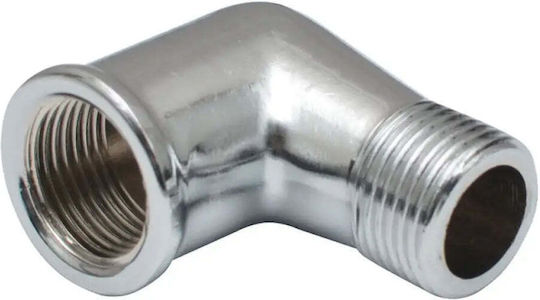 Knee Nipple 3/8 Chrome Aquasto
