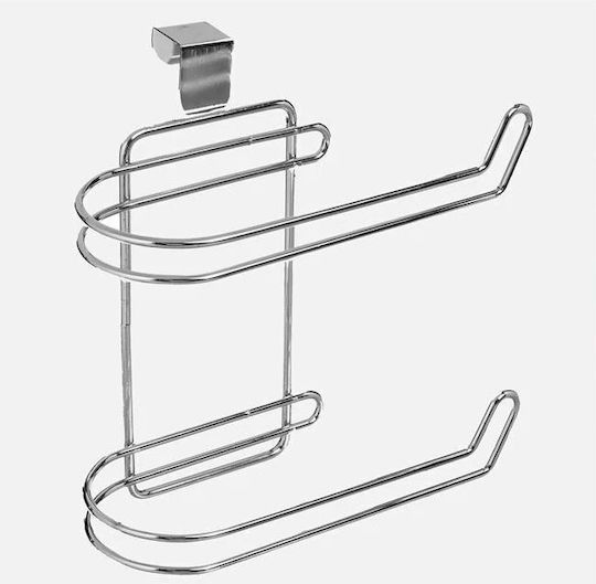 Wandmontierter Papierhalter Silbern