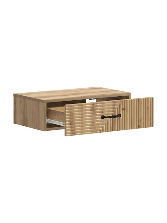 Wooden Brown Bedside Table 59x34.5x17cm
