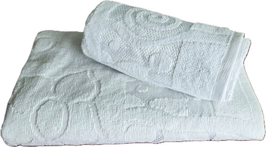 Kotonia Home Πετσέτα Σώματος 70x140εκ. White Βάρους 500gr/m²