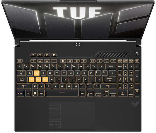 Asus TUF Gaming F16 FX607VU-RL091 16" FHD+ 144Hz (i7-13620H/16GB/1TB SSD/GeForce RTX 4050/Без операционна система) Mecha Gray (Международна английска клавиатура)