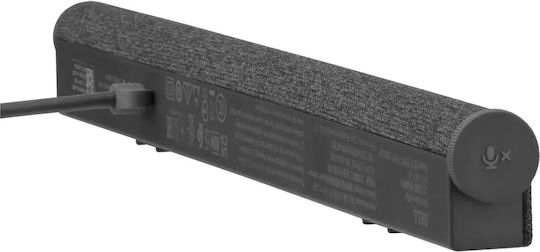 Dell Slim Conferencing Soundbar Ηχεία Υπολογιστή 2.0 με Ισχύ 4.5W σε Μαύρο Χρώμα
