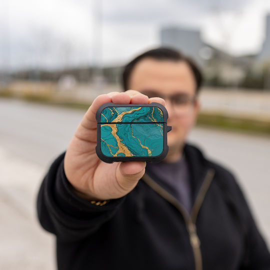 Sonique Marble Series Θήκη Σιλικόνης σε Πράσινο χρώμα για Apple AirPods Pro 3