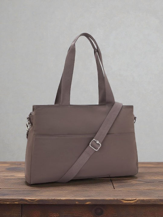 Kipling Τσάντα για Laptop 15" σε Καφέ χρώμα KI8066-5GG