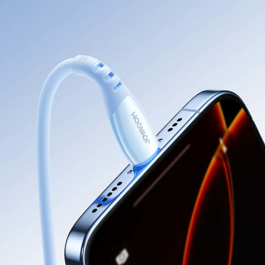 Joyroom S-A59 Vibrantes USB Typ-C Kabel USB-C männlich - USB-C 60W Blauer 1,2m S-A59