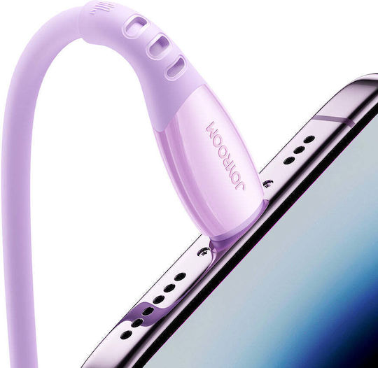 Joyroom S-A59 Vibrant USB 2.0 Cable USB-C male - USB-C 60W Μωβ 1.2m