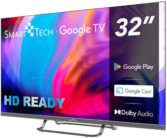 Smart Tech Smart Τηλεόραση 32" Full HD QLED 2QG01V HDR (2024) 32QG01V
