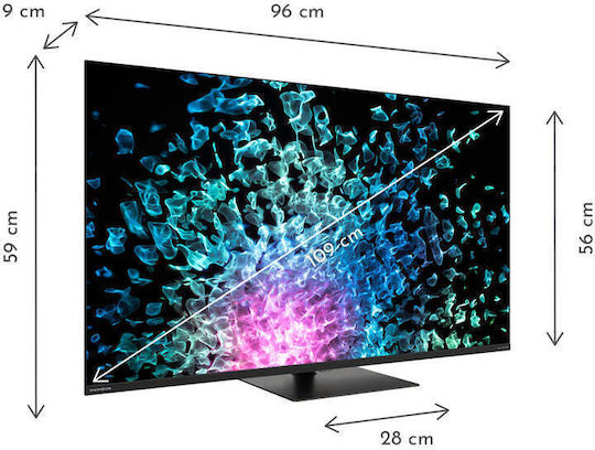 Thomson Smart Τηλεόραση 43" 4K UHD Mini LED 43MG7C15 HDR (2025)