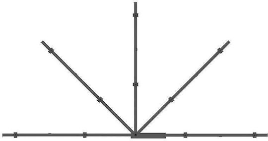 Multibrackets Universal Swing Arm 180 Suport TV de perete până la 69" și 75kg Negru