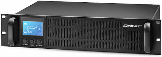 Qoltec 53945 UPS 1000VA 800W με 3 Πρίζες