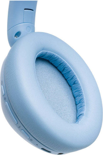 PowerLocus Orion Ασύρματα Bluetooth Over Ear Ακουστικά Γαλάζια