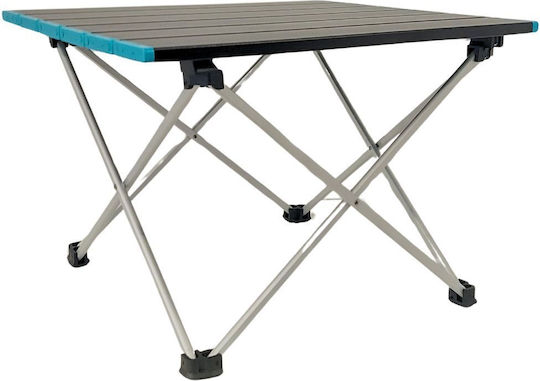 Folding Aluminum Camping Table Folding 41x34x29cm Blue