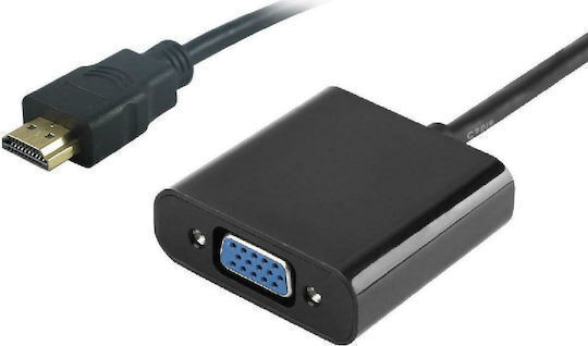 NG Μετατροπέας HDMI male σε VGA female 1τμχ NG-HDMI-VGA-01