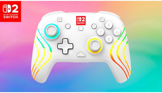 Turtle Beach Afterglow Wave Gamepad Wireless pentru Switch 2 Alb