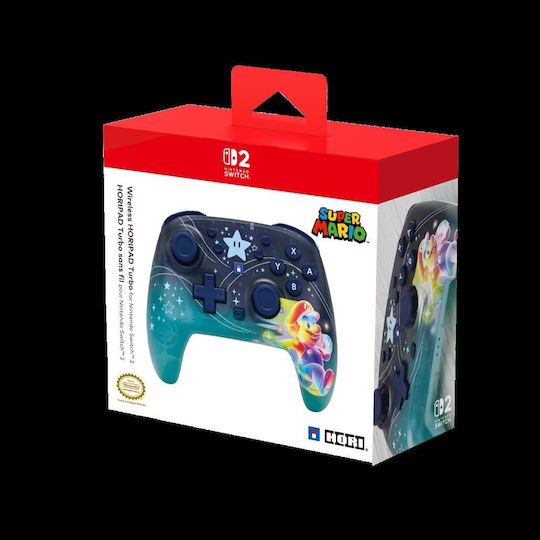 Hori Horipad Turbo Wireless pentru Switch 2 Universe Mario