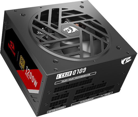 Redragon 1200W Μαύρο Τροφοδοτικό Υπολογιστή Full Modular 80 Plus Gold (GC-MS05)
