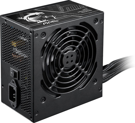 MSI MAG A750BN 750W Black Power Supply Full Wired 80 Plus Bronze
