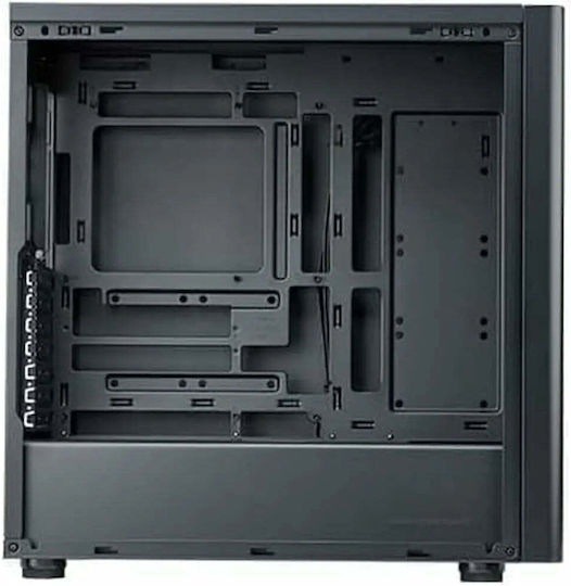 CoolerMaster Elite 502 Gaming Midi Tower Κουτί Υπολογιστή με Πλαϊνό Παράθυρο Μαύρο