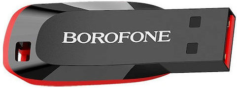 Borofone BUD2 64GB USB 2.0 Stick Black