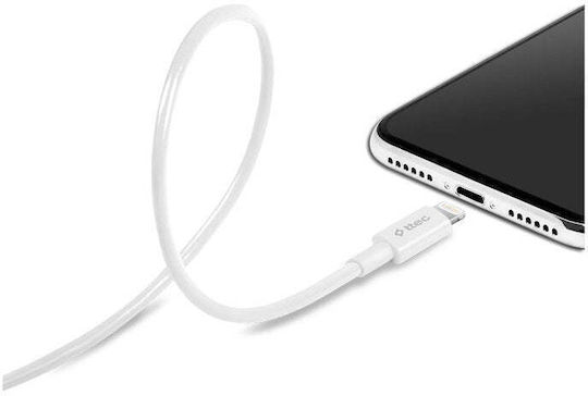 TTEC USB-A to Lightning Cable White 1m (2DK7508B)