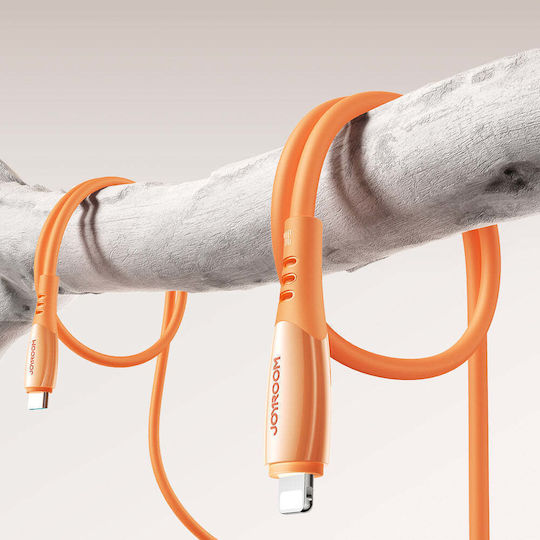 Joyroom Joyroom Series USB-C zu Blitzkabel 30W Orange 1,2m S-A59 Lebendig