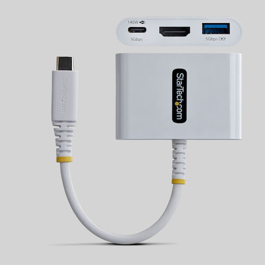 StarTech Stație De Andocare USB-C Cu HDMI Albă (168W-USBC-MULTIPORT)