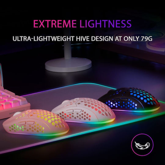 Mars Gaming MMW3 RGB Gaming Mouse 3200 DPI Alb