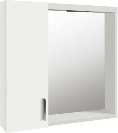 Inter Ceramic Bathroom Mirror Led with Cabinet 38.5x55.4cm