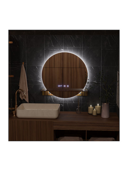Alista Home Καθρέπτης Μπάνιου Led Αφής 60x60cm