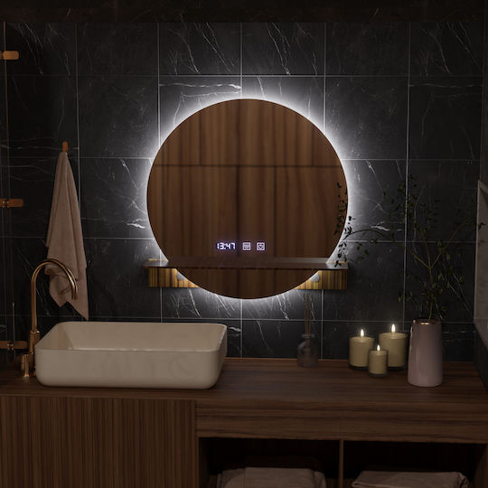 Alista Home Καθρέπτης Μπάνιου Led Αφής 60x60cm