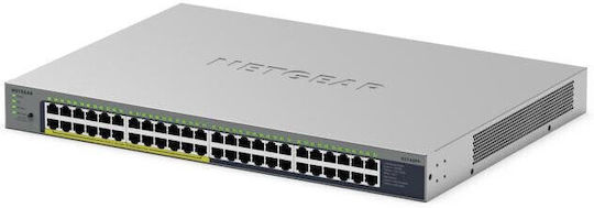 NetGear GS748PP-100EUS Unmanaged PoE Switch με 48 Θύρες Gigabit (1Gbps) Ethernet